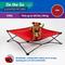 Show in main carousel: Coolaroo On The Go Elevated Cat & Dog Bed with Removable Cover, Red, Large slide 6 of 8