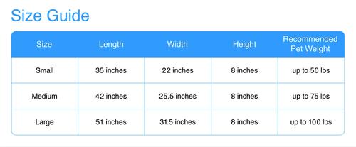 Show full view: Coolaroo Steel-Framed Elevated Dog Bed, Brunswick Green, Large slide 3 of 11