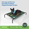 Show in main carousel: Coolaroo Steel-Framed Elevated Dog Bed, Brunswick Green, Medium slide 5 of 10