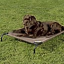Coolaroo Steel-Framed Elevated Dog Bed, Nutmeg, Large