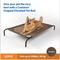 Show in main carousel: Coolaroo Steel-Framed Elevated Dog Bed, Nutmeg, Large slide 5 of 10