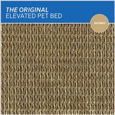 Show full view: Coolaroo Steel-Framed Elevated Dog Bed, Nutmeg, Large slide 8 of 10