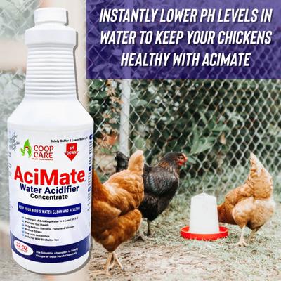 Show full view: Coop Care AciMate Poultry Water Acidifier, 32-fl oz bottle slide 5 of 7