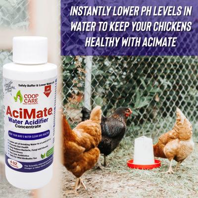 Show full view: Coop Care AciMate Poultry Water Acidifier, 4-fl oz bottle slide 5 of 7