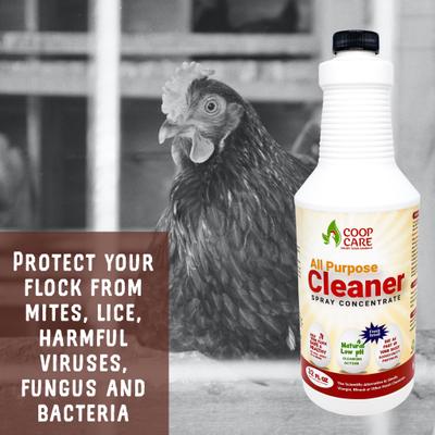 Show full view: Coop Care All Purpose Cleaner Spray Concentrate Chicken Coop Cleaner, 32-fl oz bottle slide 4 of 5