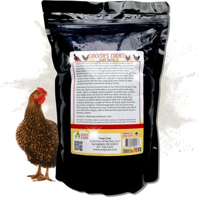 Show full view: Coop Care Chicken's Choice Natural Volcanic Ash Chicken Dust Bath, 6-lb bag slide 2 of 11