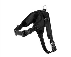 Copatchy No-Pull Reflective Adjustable Dog Harness, Black, Large