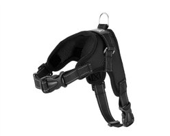 Copatchy No-Pull Reflective Adjustable Dog Harness, Black, Medium