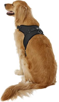 Show full view: Copatchy No-Pull Reflective Adjustable Dog Harness, Black, X-Large slide 4 of 10