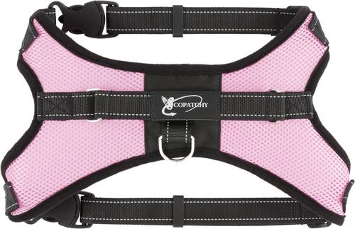 Show full view: Copatchy No-Pull Reflective Adjustable Dog Harness, Pink, Large slide 8 of 10