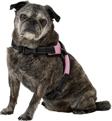 Show full view: Copatchy No-Pull Reflective Adjustable Dog Harness, Pink, Medium slide 3 of 10