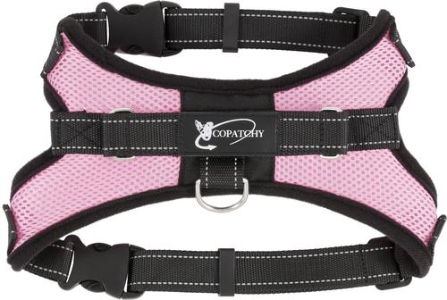 Show full view: Copatchy No-Pull Reflective Adjustable Dog Harness, Pink, Medium slide 8 of 10