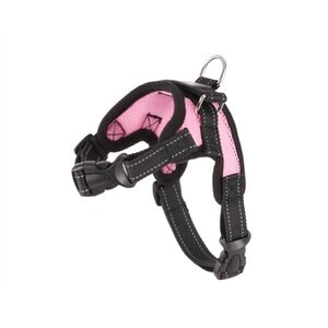 Copatchy No-Pull Reflective Adjustable Dog Harness, Pink, X-Small