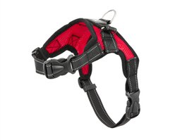 Copatchy No-Pull Reflective Adjustable Dog Harness, Red, Small