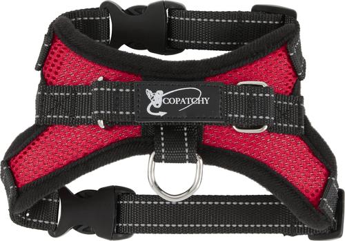 Show full view: Copatchy No-Pull Reflective Adjustable Dog Harness, Red, X-Small slide 8 of 10