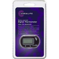 Coralife Battery Operated Digital Thermometer for Aquariums