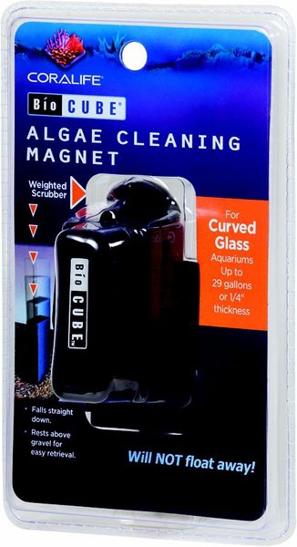 Coralife BioCube Aquarium Cleaning Algae Magnet, Small