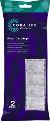 Show full view: Coralife BioCube Aquarium Filter Cartridge, 2-pack slide 1 of 4