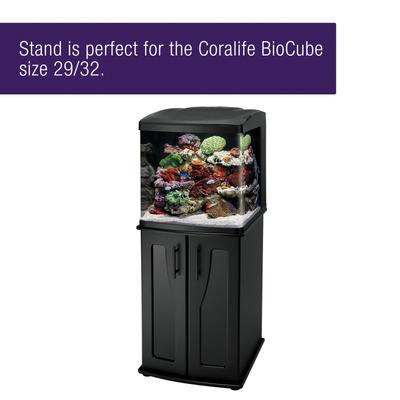 Show full view: Coralife Biocube Aquarium Stand Fish Stand, Black, Size 29/32 slide 5 of 10