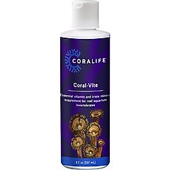 Coralife Coral Vite Liquid Supplement for Marine Invertebrates, 8-fl oz bottle