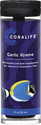Show full view: Coralife Garlic Xtreme Fish Food Supplement, 1-fl oz bottle slide 1 of 4