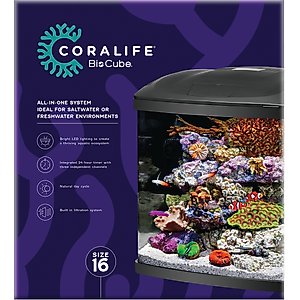 Coralife LED BioCube Aquarium Kit, 16-gal