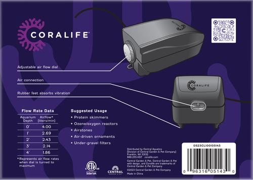 Show full view: Coralife Luft Air Aquarium Pump slide 3 of 9