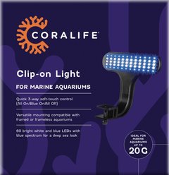 Coralife Marine Aquarium Clip-On LED Light