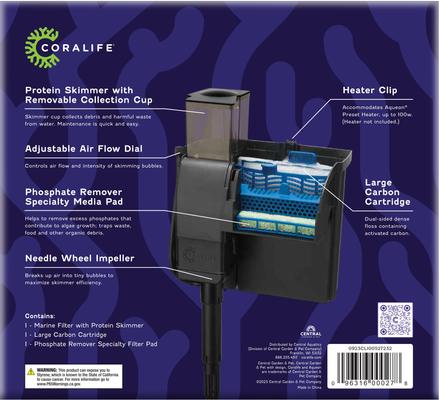 Show full view: Coralife Marine Aquarium Filter & Protein Skimmer, 30-gal slide 3 of 9