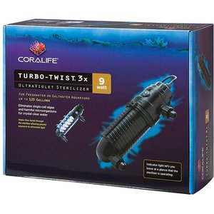 Coralife Turbo-Twist Ultraviolet Sterilizer, Size 3X