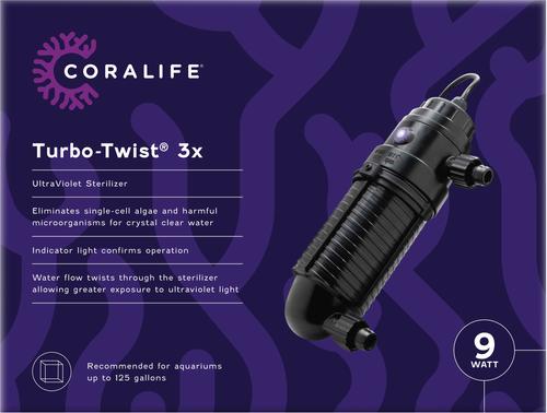 Show full view: Coralife Turbo-Twist Ultraviolet Sterilizer, Size 3X slide 8 of 11