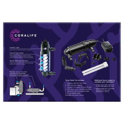 Show full view: Coralife Turbo-Twist Ultraviolet Sterilizer, Size 6X slide 3 of 11