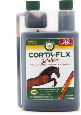 Show full view: Corta-Flx Solution Joint & Connective Tissue Support Horse Supplement, 1-qt bottle slide 1 of 3