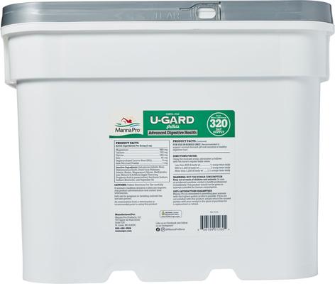 Show full view: Corta-Flx U-GARD Pellets Digestive & Gastric Health Support Horse Supplement, 40-lb bucket slide 2 of 4
