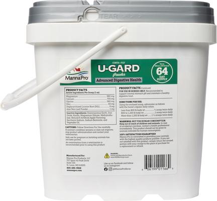 Show full view: Corta-Flx U-GARD Powder Digestive & Gastric Health Support Horse Supplement, 8-lb bucket slide 2 of 5
