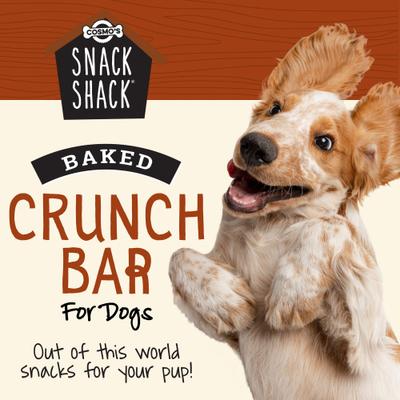 Show full view: Cosmo's Snack Shack Baked Pork, Duck & Chicken Crunch Bars Dog Natural Chew Treats, 18 count slide 3 of 9