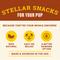 Show in main carousel: Cosmo's Snack Shack Baked Pork, Duck & Chicken Crunch Bars Dog Natural Chew Treats, 18 count slide 6 of 9