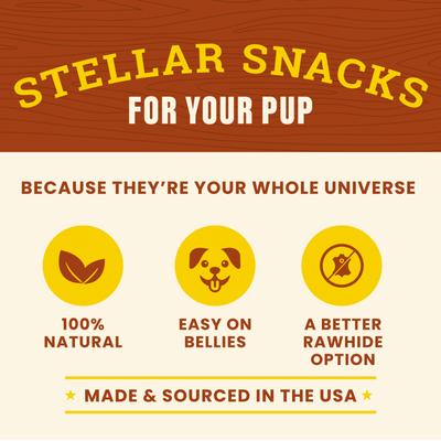 Show full view: Cosmo's Snack Shack Baked Pork, Duck & Chicken Crunch Bars Dog Natural Chew Treats, 18 count slide 6 of 9
