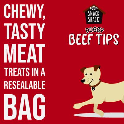 Show full view: Cosmo's Snack Shack Doggy American Beef Tips Dog Natural Chew Treats, 4-oz bag slide 6 of 11