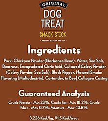 Cosmo's Snack Shack Original Sticks Pork High-Protein Jerky Dog Treats, 24 count slide 2 of 8