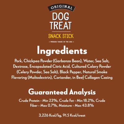 Show full view: Cosmo's Snack Shack Original Sticks Pork High-Protein Jerky Dog Treats, 24 count slide 9 of 9