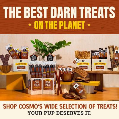 Show full view: Cosmo's Snack Shack Real Meat Beef High-Protein Jerky Dog Treats, 2 count, case of 18 slide 8 of 10