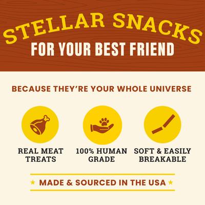 Show full view: Cosmo's Snack Shack Savory Sticks Pork Barbecue High-Protein Jerky Dog Treats, 24 count slide 6 of 10