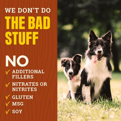 Show full view: Cosmo's Snack Shack Savory Sticks Pork Barbecue High-Protein Jerky Dog Treats, 24 count slide 7 of 10