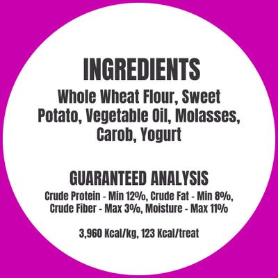Show full view: Cosmo's Snack Shack Yogurt Doggy Dough-Mutts Handmade Soft & Chewy Dog Treats, 2 count slide 8 of 10