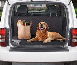 Couch Guard Dual Purpose Backseat/Cargo Cover, Black Gray slide 1 of 4