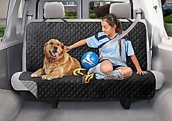 Couch Guard Dual Purpose Backseat/Cargo Cover, Black Gray slide 2 of 4