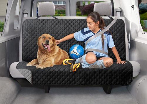 Show full view: Couch Guard Dual Purpose Backseat/Cargo Cover, Black Gray slide 2 of 4