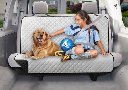 Show full view: Couch Guard Dual Purpose Backseat/Cargo Cover, Black Gray slide 4 of 4
