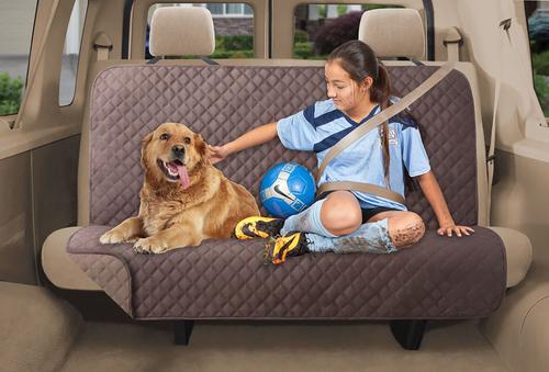 Show full view: Couch Guard Dual Purpose Backseat/Cargo Cover, Chocolate Tan slide 2 of 4